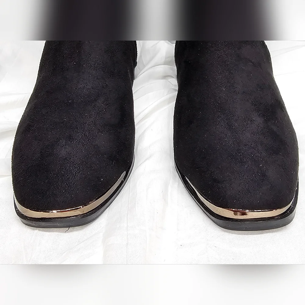 ALDO Women's Black Suede Over-the-Knee Boots Size 5 NEW